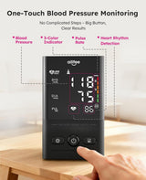 AILIFEE U392 | Professional Blood Pressure Monitor with Irregular Heartbeat Detection, Voice Broadcast & 3-Color LED Indicator