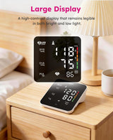 AILIFEE U231 | Voice-Guided Blood Pressure Monitor with 3-Color LED Backlight, 180-Memory Dual User Mode & Universal Wide Cuff