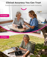 AILIFEE U632 | Rechargeable Blood Pressure Monitor with 16.5" Universal Cuff, 200-Use Battery Life, 3-Color LED & Voice Guidance