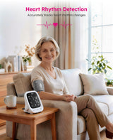 AILIFEE U312 | Professional Voice-Guided Blood Pressure Monitor with 3-Color Backlit LED, Universal Wide Cuff & Dual-Power System